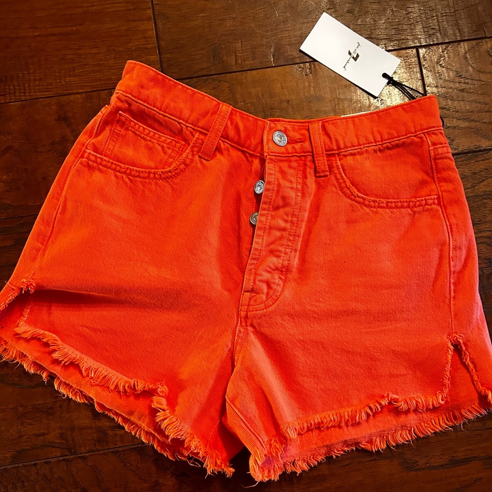 7 For All Mankind Easy Ruby Cutoff Shorts NWT women’s size 27